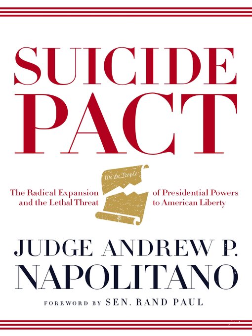 Title details for Suicide Pact by Andrew P. Napolitano - Available